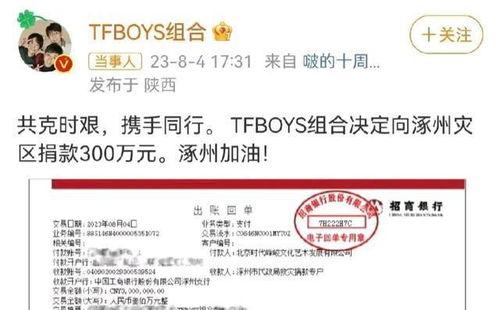 洪水哪些明星网红捐款,众星网红慷慨解囊，爱心捐款助力重建家园