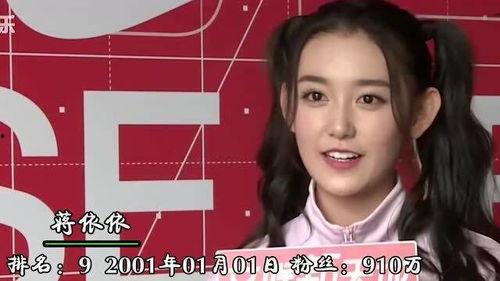00后明星网红大全,青春偶像新势力崛起